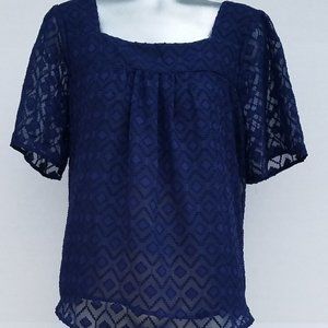 Ava James Women’s Short Sleeves Blouse - Medium